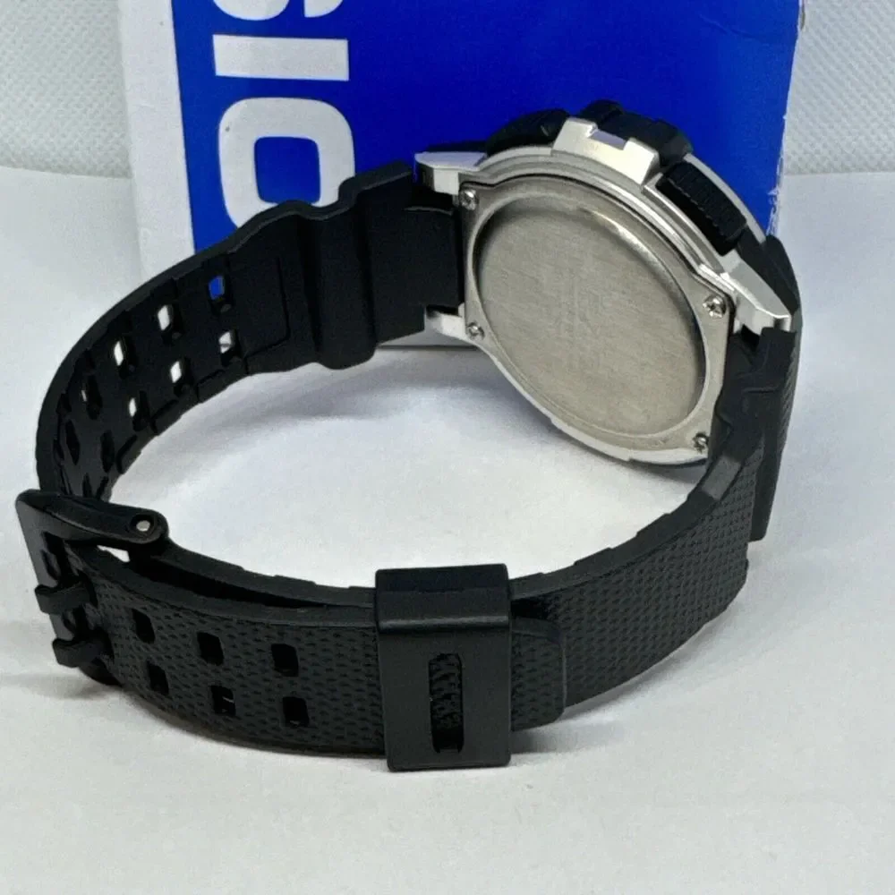 Casio WS-1200H-1A Men’s Black Resin Fishing Time Digital Dial Quartz Watch JNA46